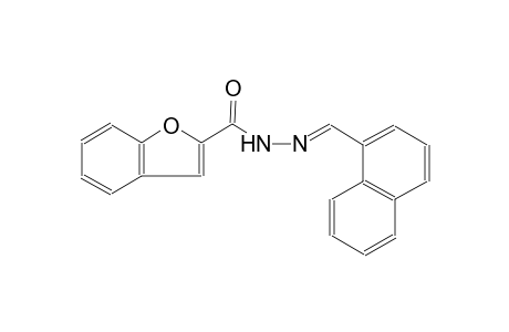 N'-[(E)-1-naphthylmethylidene]-1-benzofuran-2-carbohydrazide
