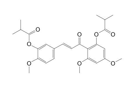 3,2'-Dihydroxy-4,4',6'-trimethoxychalcone, bis(2-methylpropionate)