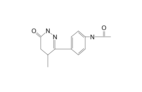 4'-(4-METHYL-6-OXO-1,4,5,6-TETRAHYDRO-3-PYRIDAZINYL)ACETANILIDE