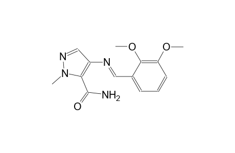 4-{[(E)-(2,3-dimethoxyphenyl)methylidene]amino}-1-methyl-1H-pyrazole-5-carboxamide