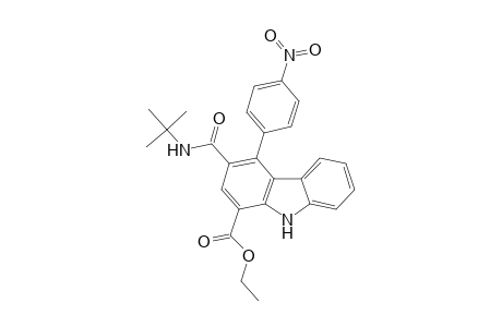 3-{[(1,1-Dimethylethyl)amino]carbonyl}-4-(4-nitrophenyl)-9H-carbazole-1-carboxylic acid ethyl ester