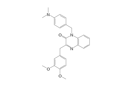 1-[p-(dimethylamino)benzyl]-3-veratryl-2(1H)-quinoxalinone