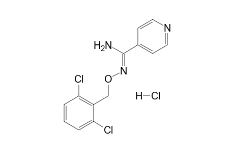 O-(2,6-DICHLOROBENZYL)ISONICOTINAMIDOXIME, MONOHYDROCHLORIDE