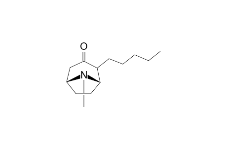 (1S,5R)-8-Methyl-2-pentyl-8-aza-bicyclo[3.2.1]octan-3-one