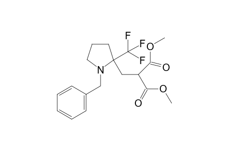 N-Benzyl-2-[(1,3-dimethyl-propanedioate)methyl]-2-(trifluoromethyl)pyrrolidine