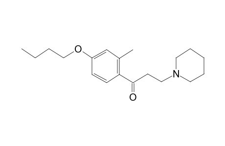 1-Propanone, 1-(4-butoxy-2-methylphenyl)-3-(1-piperidyl)-