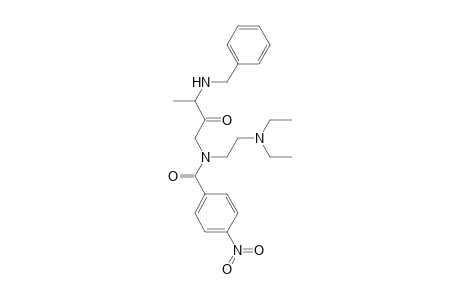 N-(3-benzylamino-2-oxo-butyl)-N-(2-diethylamino-ethyl)-4-nitro-benzamide