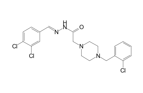 1-piperazineacetic acid, 4-[(2-chlorophenyl)methyl]-, 2-[(E)-(3,4-dichlorophenyl)methylidene]hydrazide