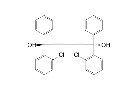 (+)-1,6-bis(o-chlorophenyl)-1,6-diphenyl-2,4-hexadiyne-1,6-diol