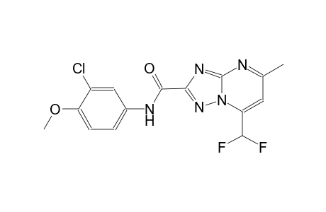 N-(3-chloro-4-methoxyphenyl)-7-(difluoromethyl)-5-methyl[1,2,4]triazolo[1,5-a]pyrimidine-2-carboxamide