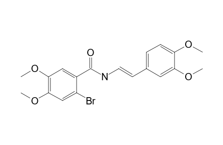 (E)-N-(3',4'-Dimethoxystyryl)-2-bromo-4,5-dimethoxybenzamide