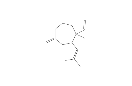 Cycloheptane, 4-methylene-1-methyl-2-(2-methyl-1-propen-1-yl)-1-vinyl-