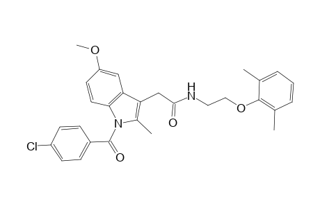 1H-indole-3-acetamide, 1-(4-chlorobenzoyl)-N-[2-(2,6-dimethylphenoxy)ethyl]-5-methoxy-2-methyl-