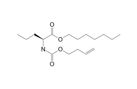 L-Norvaline, N-(but-3-en-1-yloxycarbonyl)-, heptyl ester