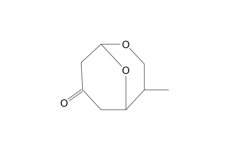 (1R,4R,5S)-4-Methyl-2,9-dioxa-bicyclo(3.3.1)nonan-7-one