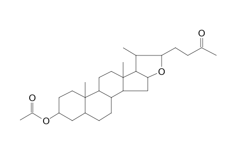 26-Norcoprostan-16,22-epoxy-3.alpha.-ol-25-one 3-o-acetyl-