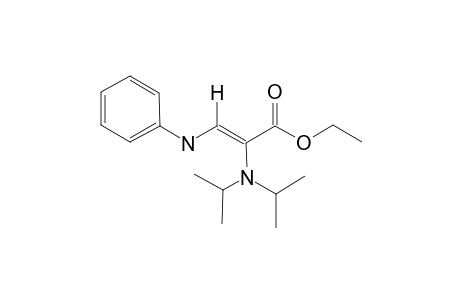 Ethyl (Z)-2-diisopropylamino-3-phenylaminopropenoate