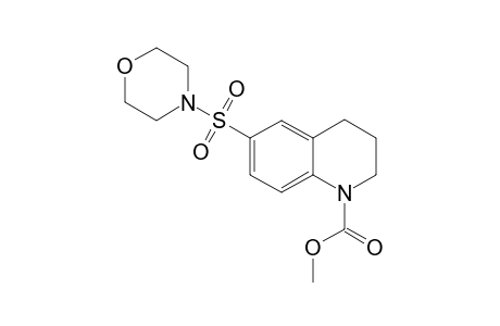 2H-Quinoline-1-carboxylic acid, 6-(morpholine-4-sulfonyl)-3,4-dihydro-, methyl ester