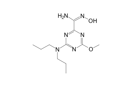 1,3,5-Triazine-2-carboximidamide, 4-(dipropylamino)-N'-hydroxy-6-methoxy-