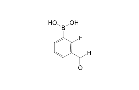 2-Fluoro-3-formylphenylboronic acid