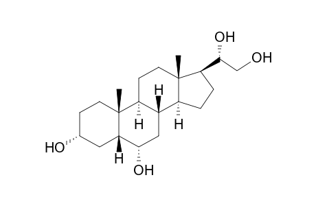 5Beta-pregnane-3alpha,6alpha,20BETA,21-tetrol