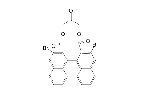 2,10-Dibromo-5H-dinaphtho[2,1-g ; 1',2'-i]-(1,5)-dioxacycloundecin-3,6,9(7H)-trione