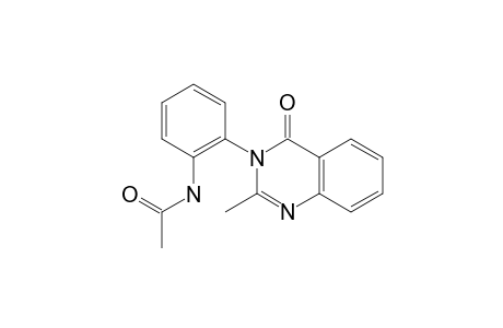 2'-(2-methyl-4-oxo-3(4H)-quinazolinyl)acetanilide