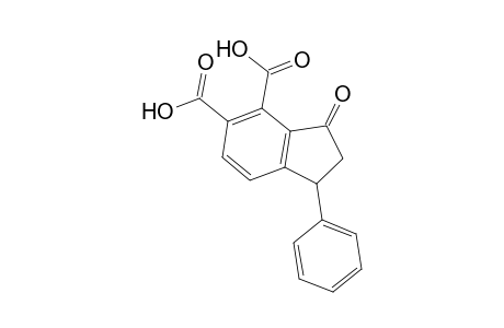 3-Oxo-1-phenyl-4,5-indanedicarboxylic acid