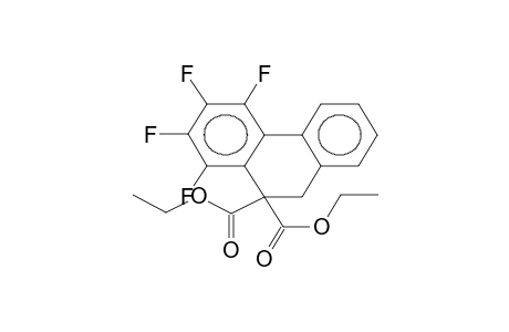 1,2,3,4-TETRAFLUORO-10,10-DICARBOETHOXY-9,10-DIHYDROPHENANTHRENE