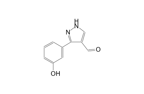 1H-Pyrazole-4-carbaldehyde, 3-(3-hydroxyphenyl)-