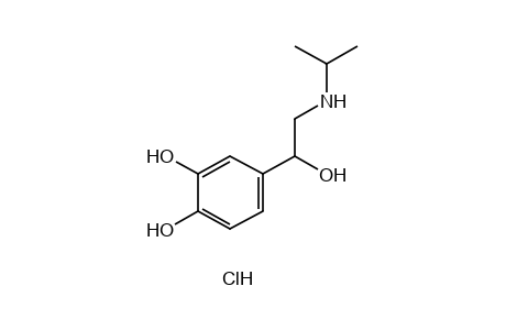 3,4-dihydroxy-alpha-[(isopropylamino)methyl] benzyl alcohol, hydrochloride