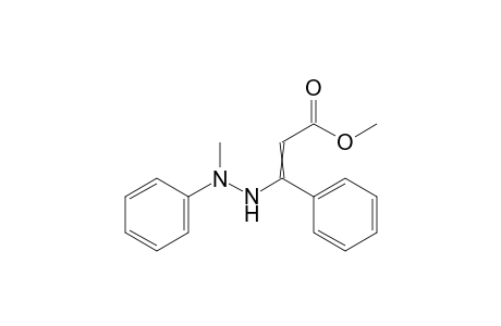 methyl 3-(2-methyl-2-phenyl-hydrazino)-3-phenyl-prop-2-enoate