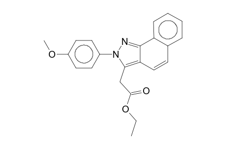 2-[2-(4-methoxyphenyl)-3-benzo[g]indazolyl]acetic acid ethyl ester