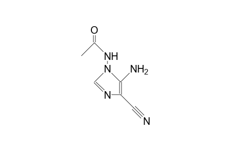 1-Acetamido-5-amino-4-cyano-imidazole