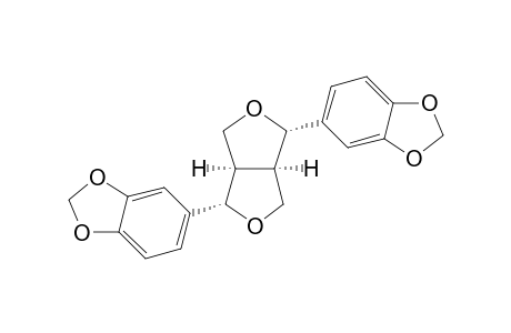 (+/-)-2,6-BIS-(1,3-BENZODIOXOL-5-YL)-3,7-DIOXABICYCLO-[3.3.0]-OCTANE;[(+/-)-SESAMIN]