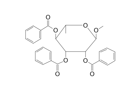 Methyl 2,3,4-tri-O-benzoyl-6-deoxyhexopyranoside