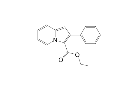 3-Indolizinecarboxylic acid, 2-phenyl-, ethyl ester