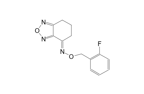 2,1,3-benzoxadiazol-4(5H)-one, 6,7-dihydro-, O-[(2-fluorophenyl)methyl]oxime, (4E)-