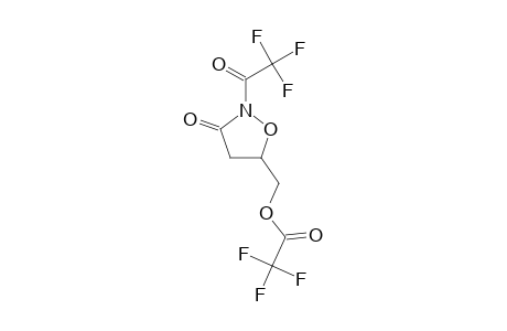 Acetate-2,2,2-trifluoro, [3-oxo-2-(2,2,2-trifluoroacetyl)tetrahydro-5-isoxazolyl] methyl ester