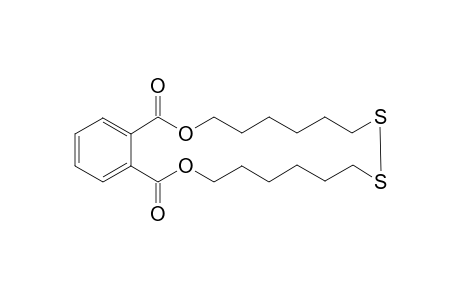 Benzo[t][3',18'-dioxa-10',11'-dithiacycloeicosane]-5-22-dione