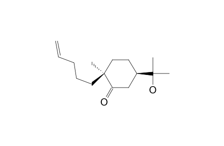 (2S-cis)-5-(1-Hydroxy-1-methylethyl)-2-methyl-2-(4-pentenyl)cyclohexanone