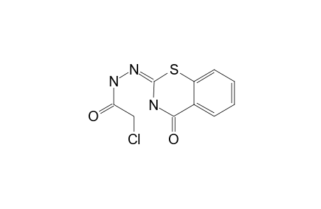 2-Chloranyl-N'-(4-oxidanylidene-1,3-benzothiazin-2-yl)ethanehydrazide