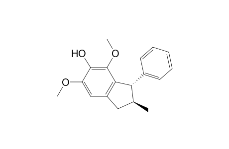 (2S,3S)-4,6-dimethoxy-2-methyl-3-phenyl-2,3-dihydro-1H-inden-5-ol