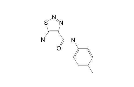 1,2,3-Thiadiazole-4-carboxamide, N-(4-tolyl)-5-amino-