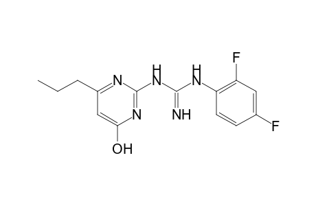 1-(2,4-difluorophenyl)-3-(4-hydroxy-6-propyl-2-pyrimidinyl)guanidine