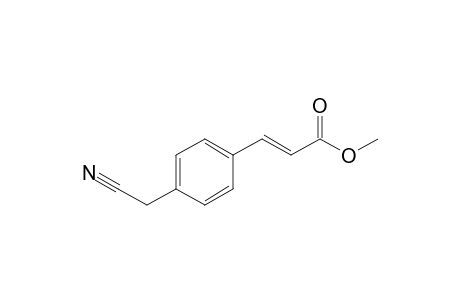 (E)-3-(4-Cyanomethyl-phenyl)-acrylic acid methyl ester