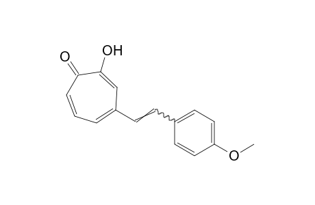 2-hydroxy-4-(p-methoxystyryl)-2,4,6-cycloheptatrien-1-one