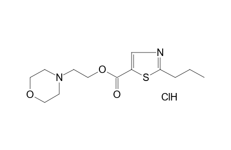 2-propyl-5-thiazolecarboxylic acid, 2-morpholinoethyl ester, monohydrochloride