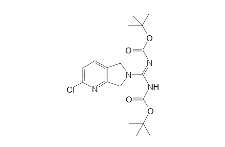 [tert-Butoxycarbonylimino-2-chloro-5,7-dihydro-pyrrolo[3,4-b]pyridine-6-ylmethyl]carbamic acid tert-butyl ester