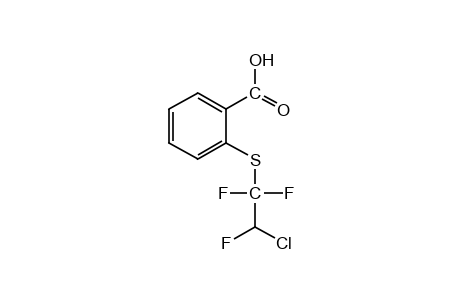 o-[(2-chloro-1,1,2-trifluoroethyl)thio]benzoic acid